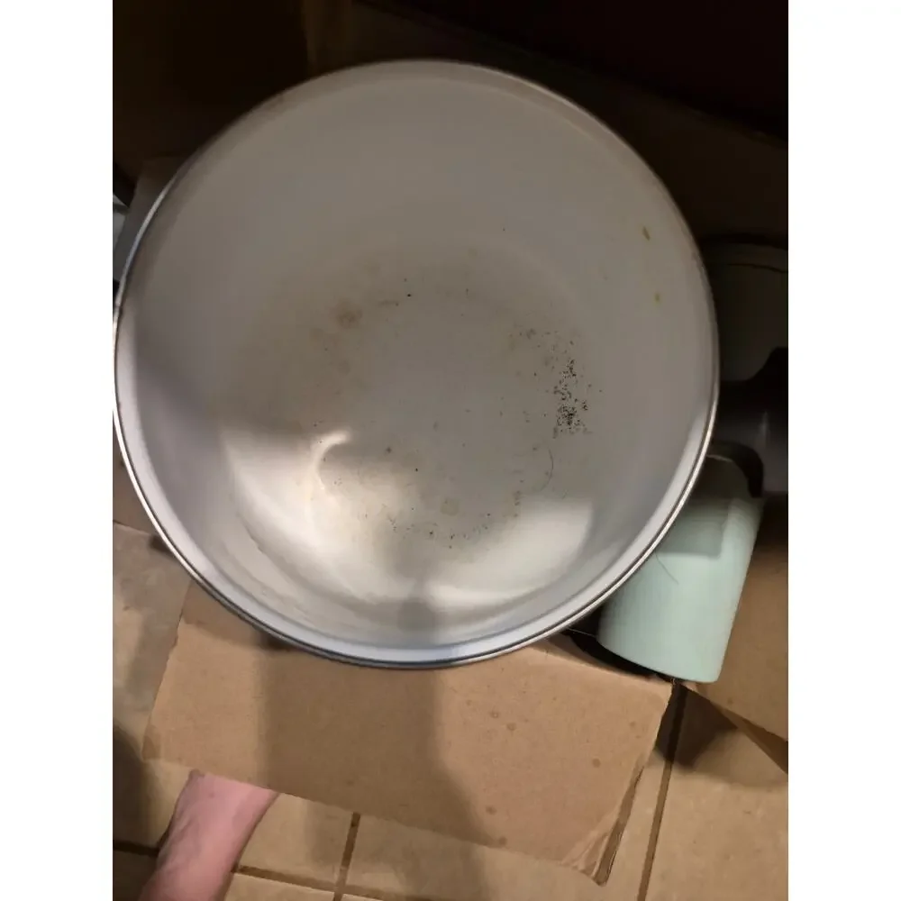 Vintage West Bend Scandia Bean Crock/enamel ware